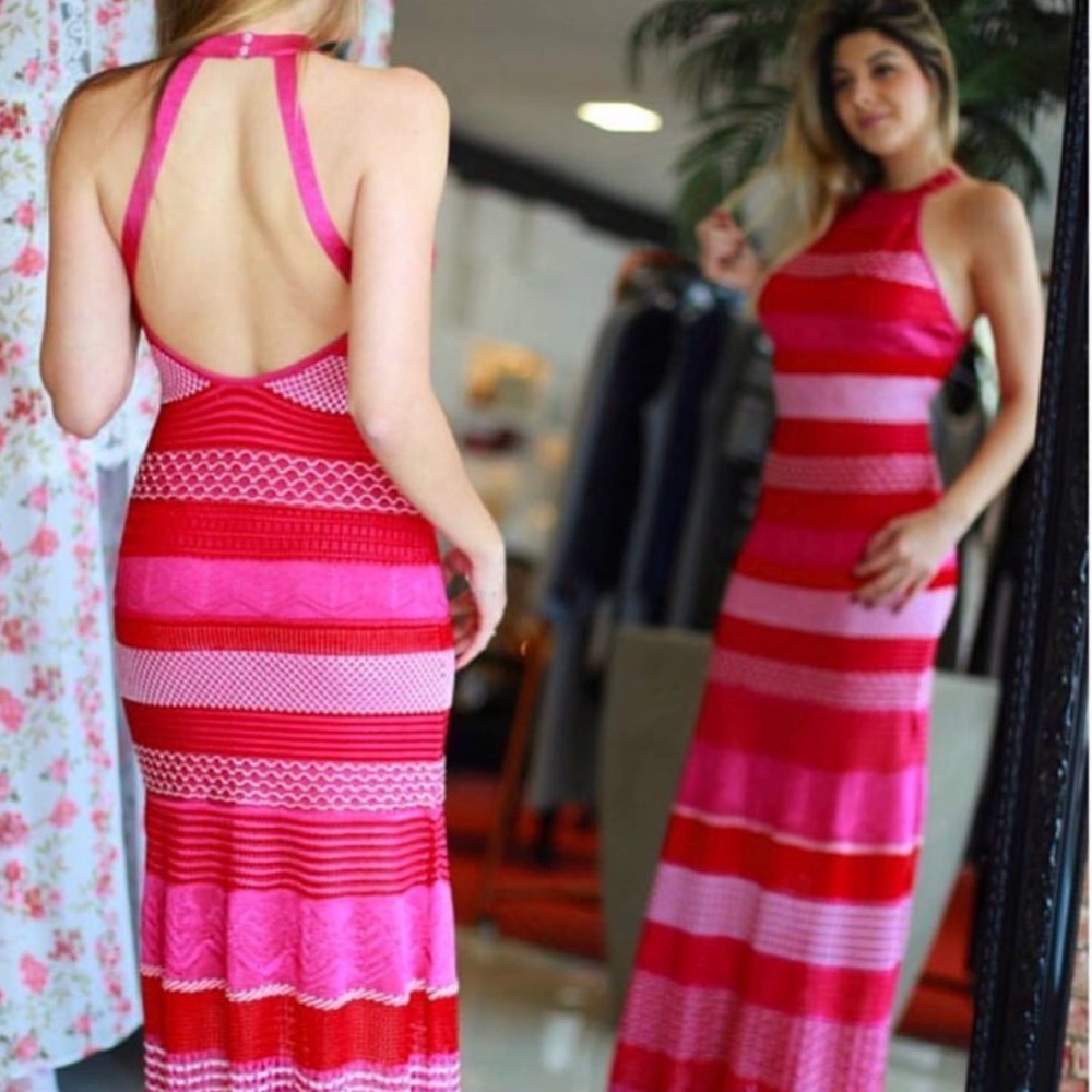 Long knitting dress - Picture 2 of 2